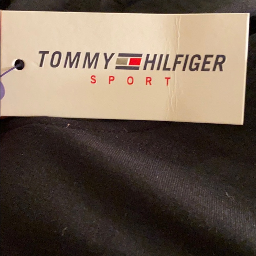 BNWT Tommy Hilfiger short sleeve black hoodie XXL - Picture 7 of 9